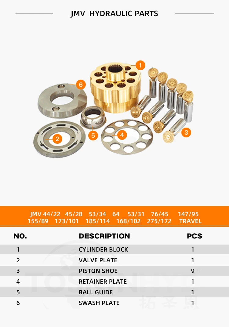 Jmv44 Jmv22 Jmv45 Jmv28 Jmv53 Jmv34 Jmv64 Jmv53 Jmv31 Jmv76 Jmv45 Jmv147 Jmv95 Jmv155 Jmv89 Jmv173 Hydraulic Travel Motor Parts Jeil