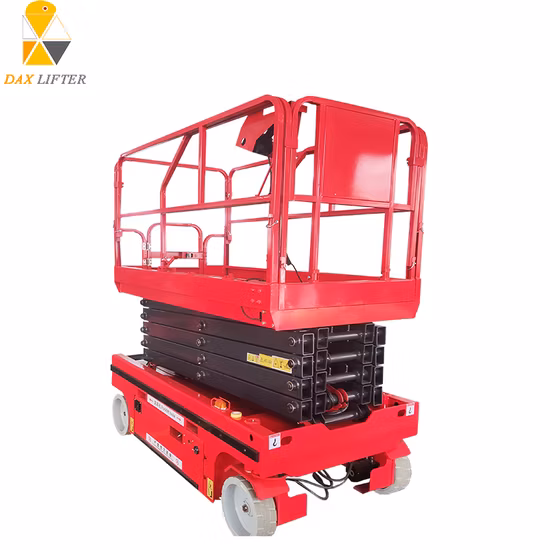 CE 승인을 받은 중국 Daxlifter 다중 6-16m 유압 자체 추진 가위 리프트