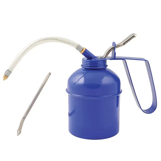 단단한 밀짚이 있는 수동 급유기 250g - 단단한 주둥이가 있는 가압 오일 피펫 - 급유기