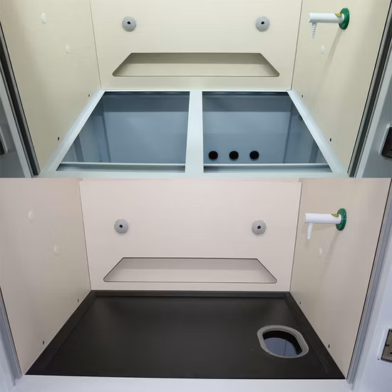 LED 디스플레이가 있는 바이오베이스 실험실 흄후드, Fh (E)