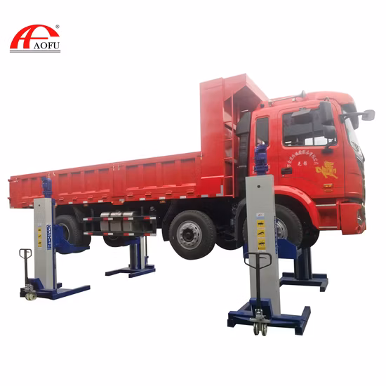 CE가 포함된 헤비듀티 4포스트 트럭 리프트 20T/30T/45T
