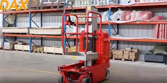 Daxlifter 브랜드 공중 작업은 알루미늄으로 제작되어 안정적이고 강력한 리프팅 장비를 제공합니다.