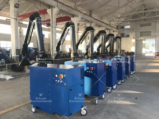 산업용 로봇 용접 흄 여과, 모바일 휴대용 용접 집진기